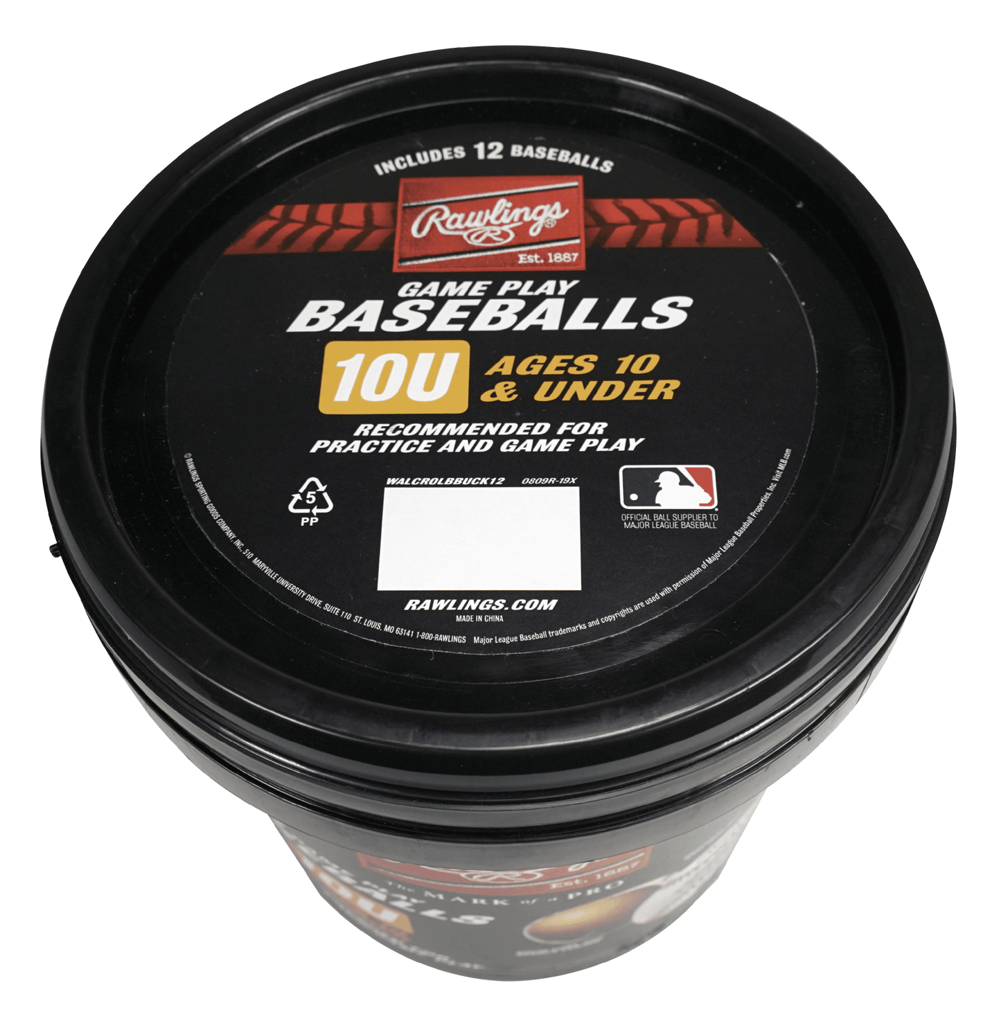 | Official League CROLB Practice Youth Baseballs | Youth/10U | Bucket | 12 Count